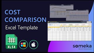 Cost Comparison Template  The Easy Way to Find the Lowest Cost [upl. by Nallij]