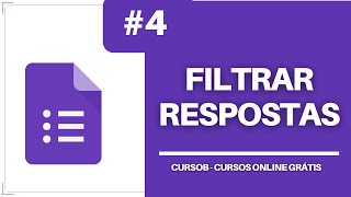 GOOGLE FORMS  Como Filtrar as Respostas do Formulário [upl. by Nivram744]