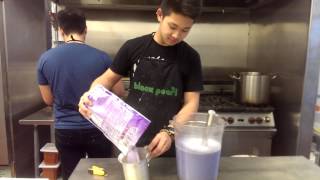 how to make dat TARO MILK TEA [upl. by Kopans]