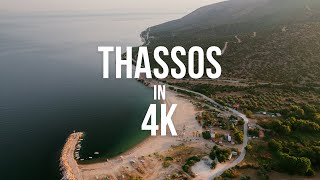 🇬🇷 The Beauty of Thassos Island in 4K [upl. by Vezza]