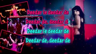 Deedar De from quotDusquot  Instrumental  Karaoke with Lyrics [upl. by Kcaj477]