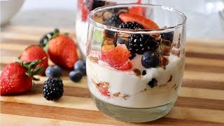 Mixed Berry Greek Yoghurt Parfait [upl. by Lusa]