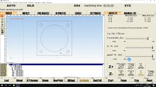 Demonstrations of water jet cutting software（WEIHONG NcStudio [upl. by Krilov]