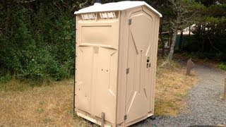 How to Clean a Porta Potty [upl. by Kolk]