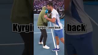 Djokovic and Kyrgios Doubles [upl. by Ahsiak]