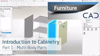 Introduction To Cabinetry Within SolidWorks Part 1 Multibodies [upl. by Hakeem967]