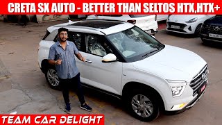 2021 Hyundai Creta SX Automatic  Detailed Review with On Road Price [upl. by Aara835]