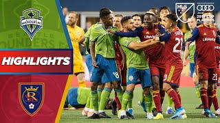 Seattle Sounders vs Real Salt Lake  A Straight Red Card  HIGHLIGHTS [upl. by Ondine]