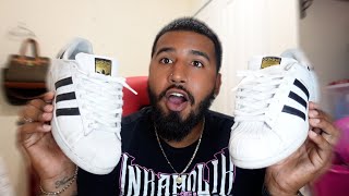 Best Way To Lace Up Shoes  How To Tie Adidas Superstars [upl. by Desireah494]