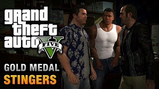 GTA 5  Mission 73  Planning the Big Score Subtle \ Stingers 100 Gold Medal Walkthrough [upl. by Murton]