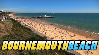 BOURNEMOUTH BEACH  Dorset  England 4k [upl. by Wardieu]