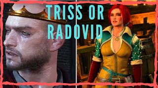 The Witcher 3 What happens if you give Triss or Radovid the crystal [upl. by Einahpetse]