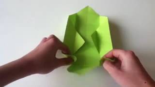 Origami Box falten Papier Kästchen basteln [upl. by Bunker338]