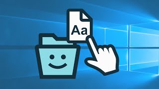 How to Install a Font in Windows 10 [upl. by Aivatal]