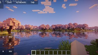 Minecraft 120 with Shaders  POJAV LAUNCHER [upl. by Eleira147]