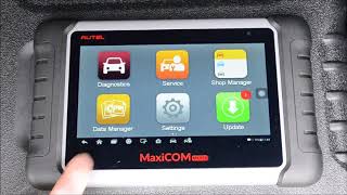 Autel MaxiCOM MK808 Professional OBDII Diagnostic Scan Tool Review [upl. by Richmal]