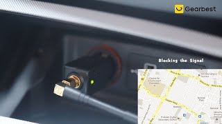 Car GPS Blocker Signal Jammer Professional Shield Tracking System  Gearbestcom [upl. by Kasper213]