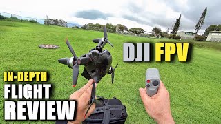 DJI FPV Drone Flight Test Review IN DEPTH  Motion Control amp Fly More Kit How Does It REALLY Work [upl. by Stacee]