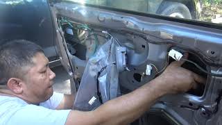 2005 Mazda MPV Window Regulator and Motor Assembly Replacement [upl. by Yecnuahc]