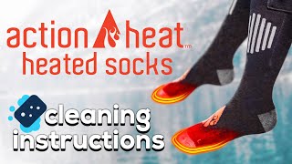 ActionHeat Socks HowTo Series Cleaning Instructions [upl. by Juanita]