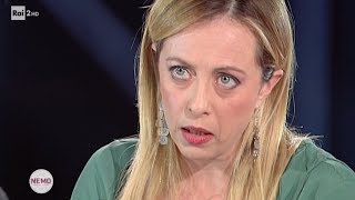 Intervista a Giorgia Meloni  Nemo  Nessuno escluso 30112018 [upl. by Ellett]