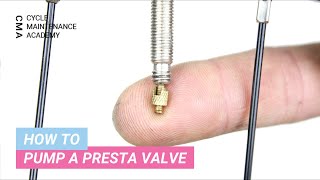 How To Pump A Presta Valve [upl. by Simmons]