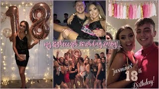 MY 18TH BIRTHDAY PARTY VLOG🔞🥂 i got very drunk [upl. by Reede]