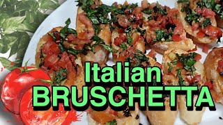 How to make Bruschetta  Italian Bruchetta Recipe  Lets Cook [upl. by Krigsman481]