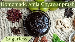 Healthy Homemade Chyawanprash Recipe Without Sugar  ImmunityBoosting Ayurvedic Jam winter Special [upl. by Aerdnael]