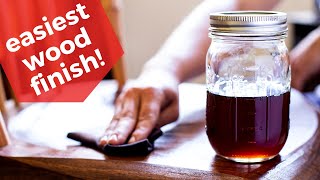 Unbelievably Easy DIY Wood Finish Recipe  Woodworking [upl. by Colbert]