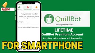 Quillbot Premium Account For Smartphone [upl. by Alrad]