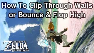 Shield Clipping Fosbury Flopping amp Skew Bouncing  BotW Glitches amp Tricks [upl. by Sucramad]