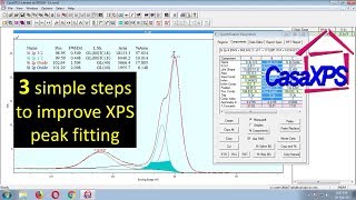 How to analyze XPS  part 3  3 Simple amp Essential Steps to Improve fitting [upl. by Bergen462]