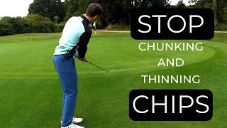 HOW TO HIT CHIP SHOTS AROUND THE GREEN  EASY TECHNIQUE [upl. by Hannaj]