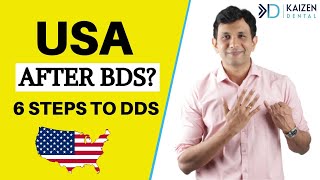 USA After BDS In 6 Steps DDS  Full Process 2024 [upl. by Animaj]