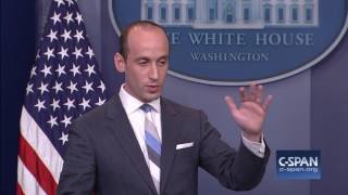 Exchange between Stephen Miller and Jim Acosta on Statue of Liberty amp Immigration CSPAN [upl. by Weiman]