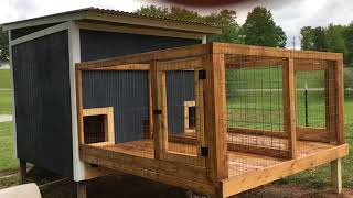 Raised Dog Kennels attached to Whelping House Build with pics [upl. by Shaper]