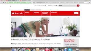 Santander Online Banking Login  How to Access your Account [upl. by Gibbie268]