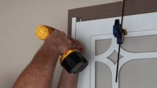 How to install Premium Steel Security Screen Door  Laser Cut models [upl. by Ameline]