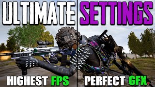 ULTIMATE PUBG SETTINGS GUIDE 2025  HIGHEST FPS BEST GRAPHICS  FULL COMPARISON  PUBG FREE TO PLAY [upl. by Auhsej17]