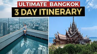 The Ultimate 3 Day BANGKOK Itinerary  Thailand Travel Guide 2024 [upl. by Nilyac682]