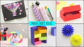 DIY Paper Crafts Ideas  Handcraft  Art and Craft [upl. by Atteuqahs]