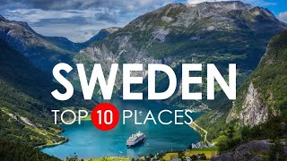 Top 10 Beautiful Places to Visit in Sweden  Sweden Travel Video [upl. by Atipul]