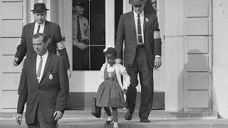 Ruby Bridges Age 6 Integrates New Orleans School [upl. by Ydnis]