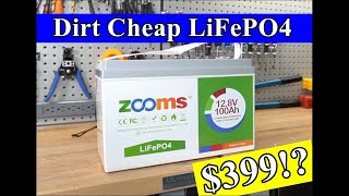 399 100Ah 12V quotZoomsquot LiFePO4 Battery Review Not Sponsored [upl. by Tessi]