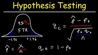 Hypothesis Testing  Solving Problems With Proportions [upl. by Aleuname862]