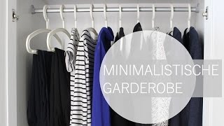 Meine minimalistische Garderobe Capsule Wardrobe [upl. by Kerstin526]