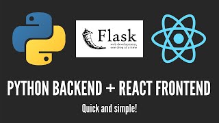 How to Create a Flask  React Project  Python Backend  React Frontend [upl. by Falito259]