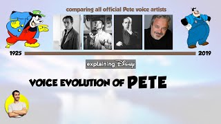 Voice Evolution of PETE Disneys Oldest Character  94 Years Compared amp Explained [upl. by Smallman429]