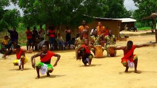 Jason Aryeh Research Project quotAgbekorquot  War Dance from Volta Region Ghana [upl. by Trebmal693]